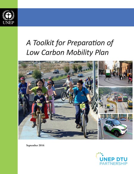 Low carbon mobility plan publication design, environmental research India